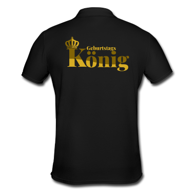 Partnerlook Poloshirt - Geburtstag König Partnerlook Geburtstagskind