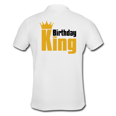 Partnerlook Poloshirt - Geburtstag König Geburtstagskind Partnerlook