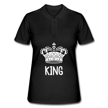 Partnerlook Poloshirt - King Queen Partnerlook