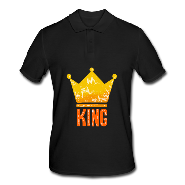 Partnerlook Poloshirt - King Queen Partnerlook