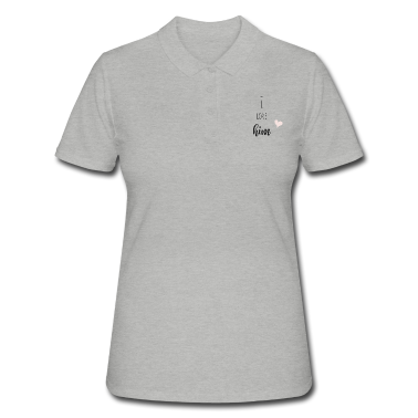 Partnerlook Poloshirt - i love him Partnerlook