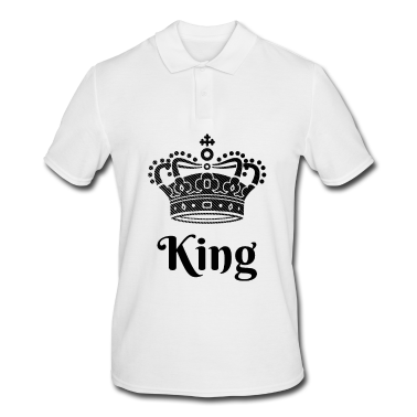 Partnerlook Poloshirt - King Queen Partnerlook