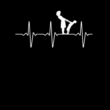 Motiv Mutter Sohn Partnerlook mit Herzschlag