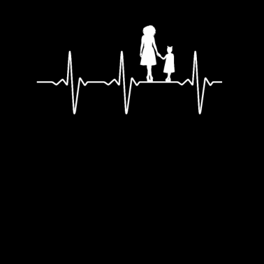 Motiv Mutter Tochter Partnerlook mit Herzschlag