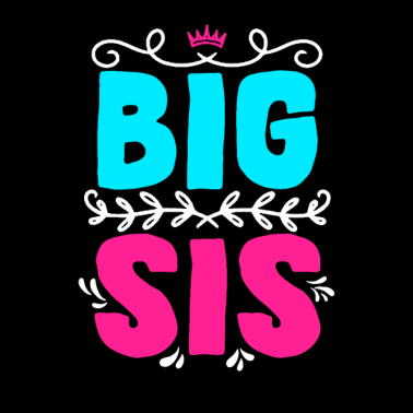 Motiv Big Sis Design für die Große Schwester Partnerlook