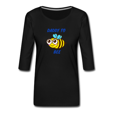 Partnerlook Langarmshirt - Schwangerschaftsankündigung Daddy to Bee Matching