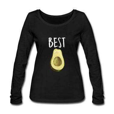 Partnerlook Langarmshirt - Partnerlook Avocado Best Couple Geschenk