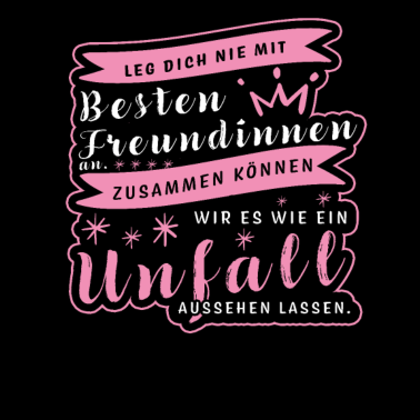 Motiv Beste Freundinnen Partnerlook für zwei Sarkasmus