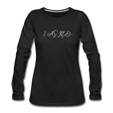 Partnerlook Langarmshirt - I asked Braut JGA Geschenk Mann Hochzeit Frau
