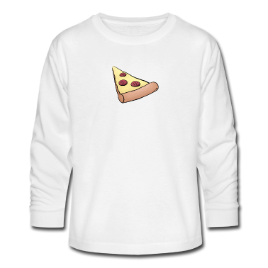 Partnerlook Langarmshirt - Pizzastück für Eltern-Baby-Partnerlook