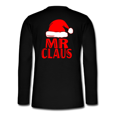 Partnerlook Langarmshirt - Mr Santa Claus Weihnachten Partnerlook Christmas