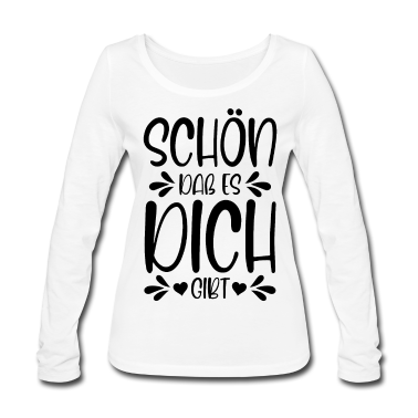 Partnerlook Langarmshirt - Schön dass es dich gibt