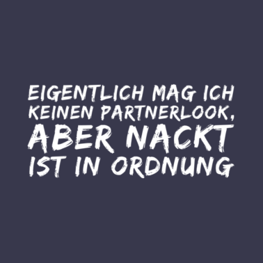 Motiv Partnerlook nur nackt