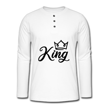 Partnerlook Langarmshirt - King Partnerlook
