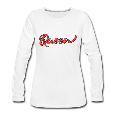Partnerlook Langarmshirt - Queen Partnerlook
