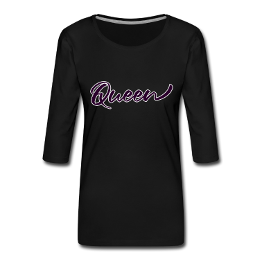 Partnerlook Langarmshirt - Queen Partnerlook