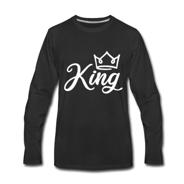 Partnerlook Langarmshirt - King Partnerlook