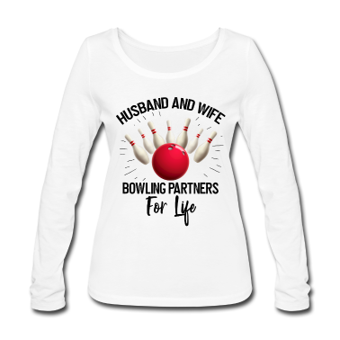 Partnerlook Langarmshirt - Bowling Partnerlook