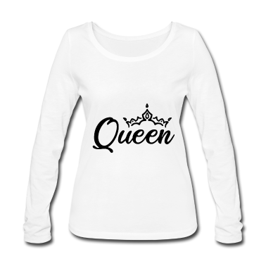 Partnerlook Langarmshirt - Queen Partnerlook