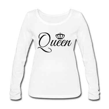 Partnerlook Langarmshirt - Königin Partnerlook