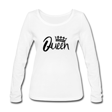 Partnerlook Langarmshirt - Queen Partnerlook
