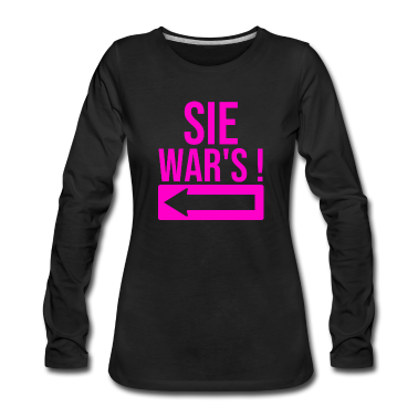 Partnerlook Langarmshirt - Sie War's Partnerlook
