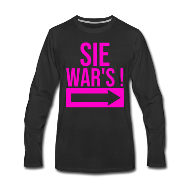 Partnerlook Langarmshirt - Sie War's Partnerlook