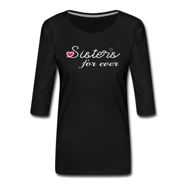 Partnerlook Langarmshirt - schwester partnerlook