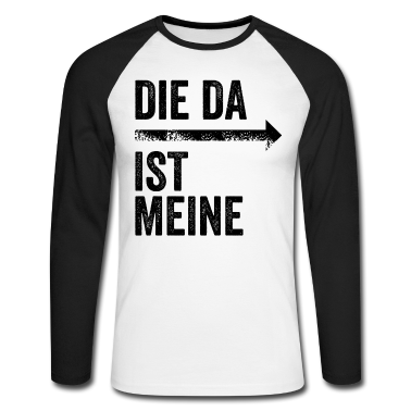 Partnerlook Langarmshirt - DIE DA IST MEINE | Partnerlook | Pfeil (rechts)