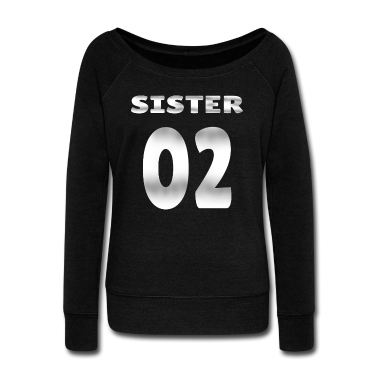 Partnerlook Langarmshirt - schwester partnerlook