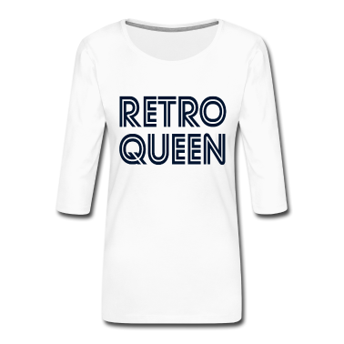 Partnerlook Langarmshirt - Retro Queen Partnerlook
