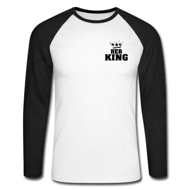 Partnerlook Langarmshirt - Her King- Partnerlook