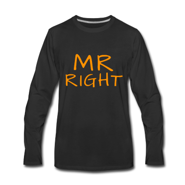 Partnerlook Langarmshirt - Mr Right Partnerlook