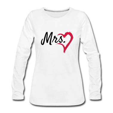 Partnerlook Langarmshirt - Mrs Herz Partnerlook