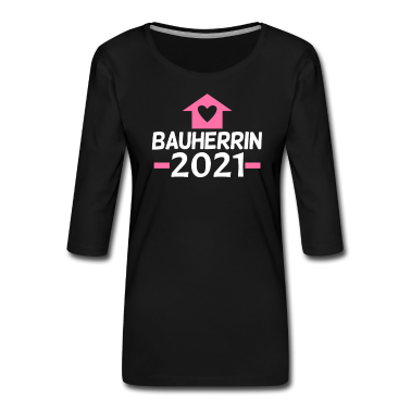 Partnerlook Langarmshirt - Bauherrin 2021 - Partnerlook