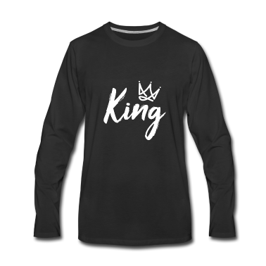 Partnerlook Langarmshirt - Paar Partnerlook King