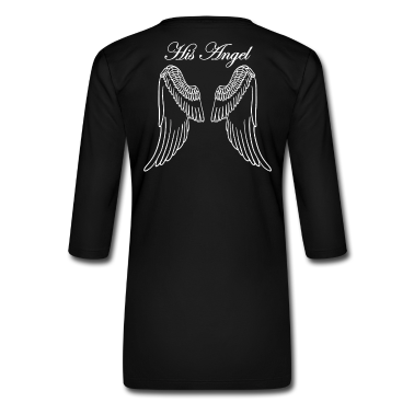 Partnerlook Langarmshirt - Partnerlook Engel Frau