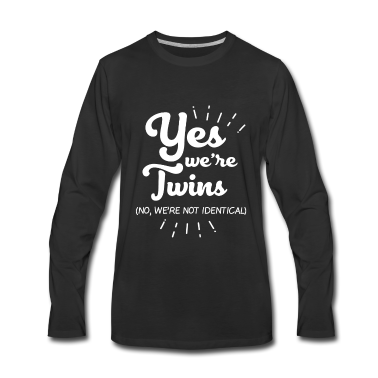 Partnerlook Langarmshirt - Zwillings Partnerlook