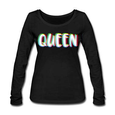 Partnerlook Langarmshirt - King - Queen Partnerlook