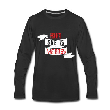 Partnerlook Langarmshirt - Sie ist der Boss 2 - Partnerlook