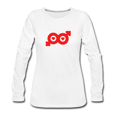 Partnerlook Langarmshirt - Frau und Mann Partnerlook