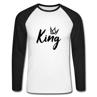 Partnerlook Langarmshirt - Partnerlook Paar King