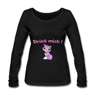 Partnerlook Langarmshirt - drück mich! pink Partnerlook