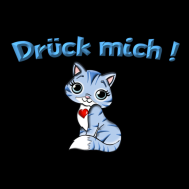 Motiv drück mich! hellblau Partnerlook