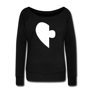 Partnerlook Langarmshirt - Herz Puzzle Partnerlook