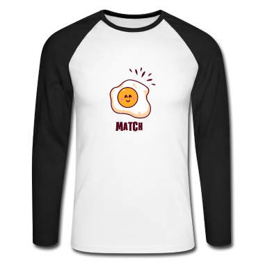 Partnerlook Langarmshirt - Spiegelei Partnerlook Paare