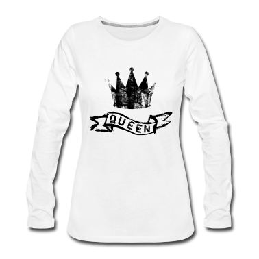 Partnerlook Langarmshirt - QUEEN - PARTNERLOOK - PARTNERSHIRT - PARTNERSHIP