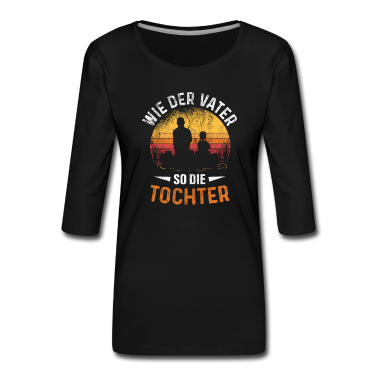 Partnerlook Langarmshirt - Angler Papa Tochter Partnerlook