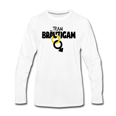 Partnerlook Langarmshirt - Team Bräutigam Partnerlook Junggesellenabschied