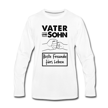 Partnerlook Langarmshirt - Vatertag - Vater und Sohn Partnerlook